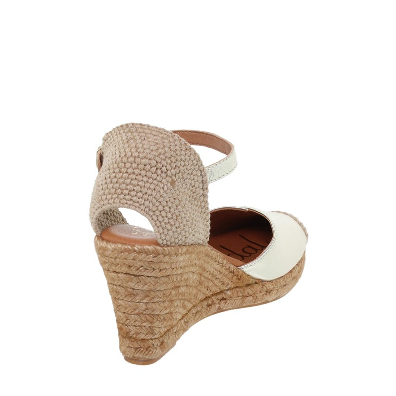 Women's Esparto Wedges 1502Blu Leather