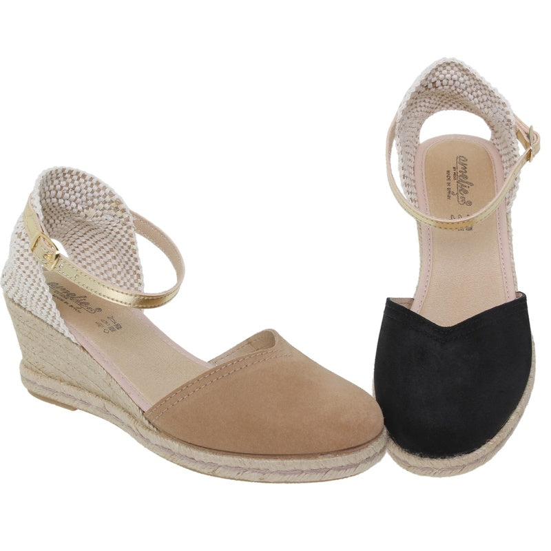 WOMEN'S ESPARTO WEDGES 4570AM LEATHER SS25