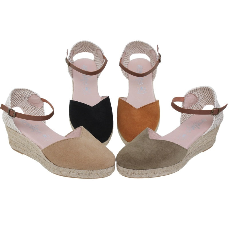 ESPARTO WEDGES FÜR DAMEN 1257AM LEDER SS25
